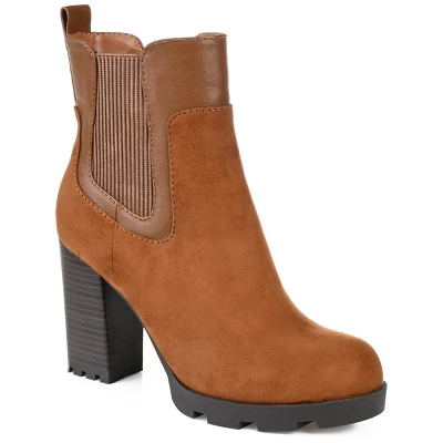 Journee Collection Womens Islana Tru Comfort Foam Pull On Stacked Heel Booties 12 Journee Collection Womens Islana Tru Comfort Foam Pull On Stacked Heel Booties - Image 10