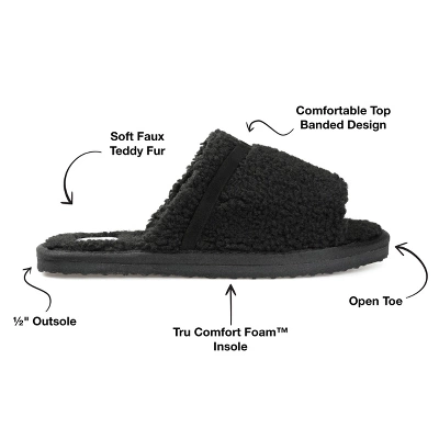 Journee Collection Womens Caterina Tru Comfort Foam Slip On Slide Open Toe Slippers 9 Journee Collection Womens Caterina Tru Comfort Foam Slip On Slide Open Toe Slippers - Image 7