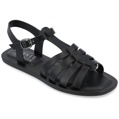 Journee Collection Womens Benicia Tru Comfort Foam Buckle Flat Sandals 11 Journee Collection Womens Benicia Tru Comfort Foam Buckle Flat Sandals - Image 9