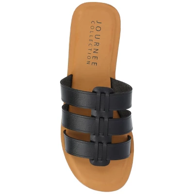 Journee Collection Womens Serrie Tru Comfort Foam Slip On Slide Flat Sandal 5 Journee Collection Womens Serrie Tru Comfort Foam Slip On Slide Flat Sandal - Image 3