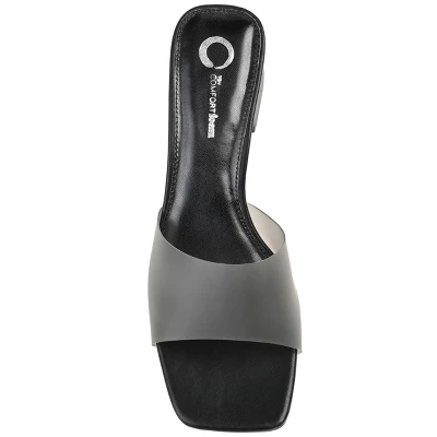 Journee Collection Womens Jaydin Tru Comfort Foam Slip On Block Heel Sandals 5 Journee Collection Womens Jaydin Tru Comfort Foam Slip On Block Heel Sandals - Image 3