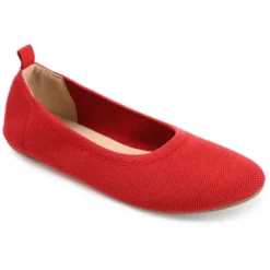 Journee Collection Womens Jersie Knit Foldable Round Toe Slip On Flats -Journee Collection GUEST cb1efd46 080b 4ecc 885c 77ecbcf3423c
