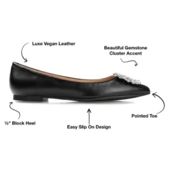 Journee Collection Womens Renzo Slip On Pointed Toe Ballet Flats 24 Journee Collection Womens Renzo Slip On Pointed Toe Ballet Flats -Journee Collection GUEST cc185d91 ed3a 445b 81a5 cc29ac8f9e46