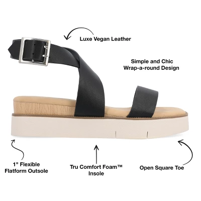 Journee Collection Womens Havalee Tru Comfort Foam Buckle Platform Sandals 9 Journee Collection Womens Havalee Tru Comfort Foam Buckle Platform Sandals - Image 7