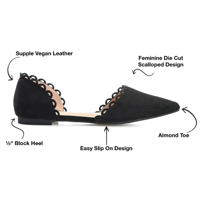 Journee Collection Womens Jezlin Slip On Almond Toe Ballet Flats 9 Journee Collection Womens Jezlin Slip On Almond Toe Ballet Flats - Image 7