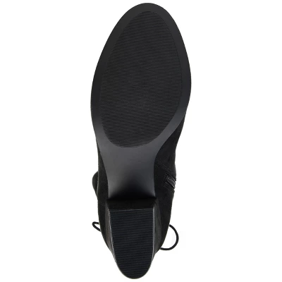 Journee Collection Womens Leeda Tru Comfort Foam Wide Calf Block Heel Knee High Boots 6 Journee Collection Womens Leeda Tru Comfort Foam Wide Calf Block Heel Knee High Boots - Image 4