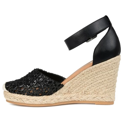 Journee Collection Womens Sierra Wedge Heel Espadrille Sandals 3 Journee Collection Womens Sierra Wedge Heel Espadrille Sandals
