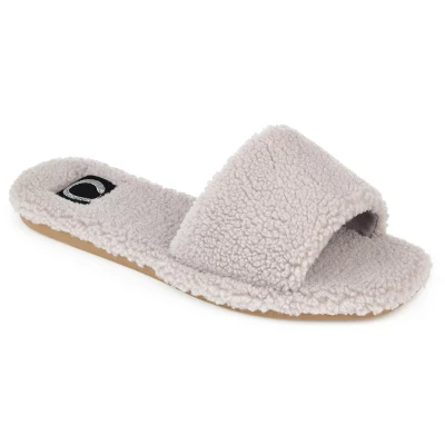 Journee Collection Women's Faux Fur Sunlight Slipper 10 Journee Collection Women's Faux Fur Sunlight Slipper - Image 8