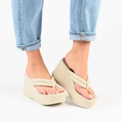 Journee Collection Womens Shareene Tru Comfort Foam Slip On Platform Wedge Sandals 22 Journee Collection Womens Shareene Tru Comfort Foam Slip On Platform Wedge Sandals -Journee Collection GUEST d0f625fb c932 4820 8de3 1850c1852d83