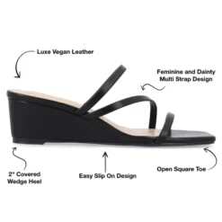 Journee Collection Womens Takarah Crossover Strap Slip On Wedge Sandals 20 Journee Collection Womens Takarah Crossover Strap Slip On Wedge Sandals -Journee Collection GUEST d1e6174e af3b 45f4 bde2 b6bac8baf79f