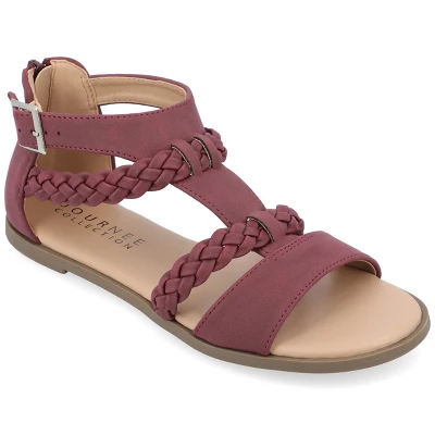 Journee Collection Womens Florence Tru Comfort Foam Gladiator Flat Sandals 15 Journee Collection Womens Florence Tru Comfort Foam Gladiator Flat Sandals - Image 13