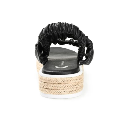 Journee Collection Womens Knowles Tru Comfort Foam Espadrille Platform Sandals 4 Journee Collection Womens Knowles Tru Comfort Foam Espadrille Platform Sandals - Image 2