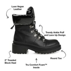 Journee Collection Womens Irrah Round Toe Block Heel Ankle Booties 19 Journee Collection Womens Irrah Round Toe Block Heel Ankle Booties -Journee Collection GUEST d2520208 4c16 475c b58e b92f33d28c18