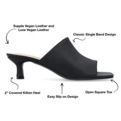 Journee Collection Womens Mercerr Slip On Open Toe Kitten Heel Pump -Journee Collection GUEST d31d9f36 2fa0 427b 8cd2 f7b43515557d