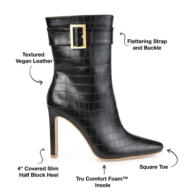 Journee Collection Womens Elanie Tru Comfort Foam Inside Zip Block Heel Booties 9 Journee Collection Womens Elanie Tru Comfort Foam Inside Zip Block Heel Booties - Image 7