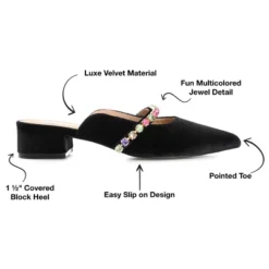Journee Collection Womens Jewel Mules Pointed Toe Slip On Flats 20 Journee Collection Womens Jewel Mules Pointed Toe Slip On Flats -Journee Collection GUEST d5f03927 af6a 454a adb0 b0d6bd12304a