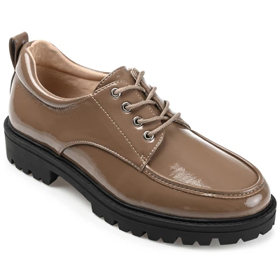 Journee Collection Womens Zina Oxford Almond Toe Lace-up Flats 15 Journee Collection Womens Zina Oxford Almond Toe Lace-up Flats - Image 13