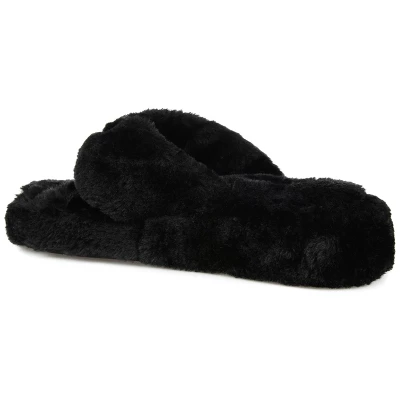 Journee Collection Womens Dream Comfort Insole Slip On Flip Flop Open Toe Slippers 8 Journee Collection Womens Dream Comfort Insole Slip On Flip Flop Open Toe Slippers - Image 6