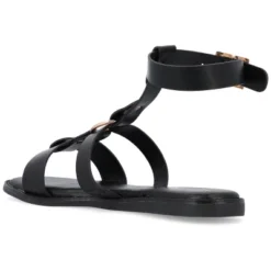 Journee Collection Womens Eleanora Tru Comfort Foam Multi Strap Flat Sandal -Journee Collection GUEST d83f8d5b ea57 43c9 905b 8794158b5a8d