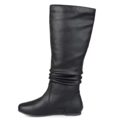 Journee Collection Womens Jayne Round Toe Riding Boots