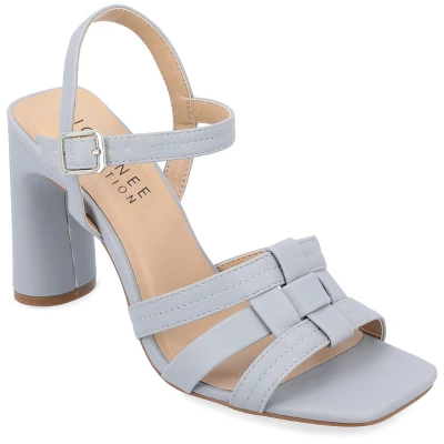 Journee Collection Womens Gibssen Ankle Strap Covered Block Heel Sandals 12 Journee Collection Womens Gibssen Ankle Strap Covered Block Heel Sandals - Image 10