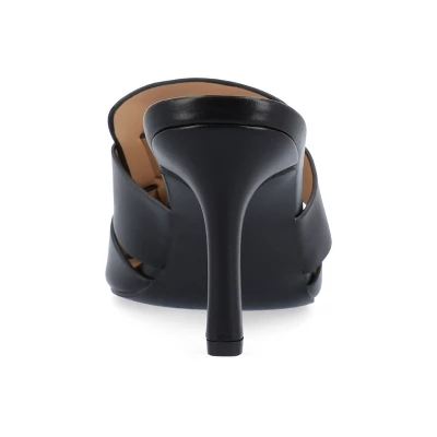 Journee Collection Womens Tristin Slip On Stiletto Square Toe Mule Pumps 4 Journee Collection Womens Tristin Slip On Stiletto Square Toe Mule Pumps - Image 2