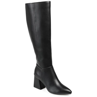Journee Collection Womens Landree Tru Comfort Foam Wide Calf Block Heel Knee High Boots 11 Journee Collection Womens Landree Tru Comfort Foam Wide Calf Block Heel Knee High Boots - Image 9