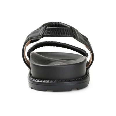 Journee Collection Womens Josee Multi Strap Flat Sandals 4 Journee Collection Womens Josee Multi Strap Flat Sandals - Image 2