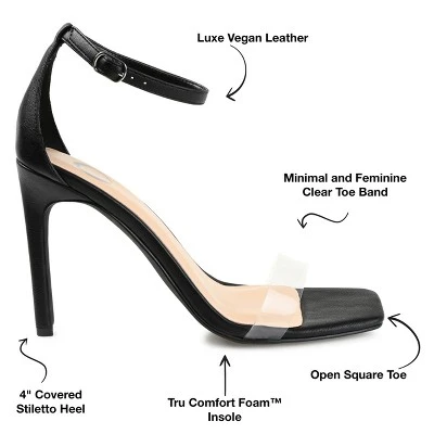 Journee Collection Womens Lorelei Tru Comfort Foam Open Toe High Stiletto Pumps 9 Journee Collection Womens Lorelei Tru Comfort Foam Open Toe High Stiletto Pumps - Image 7