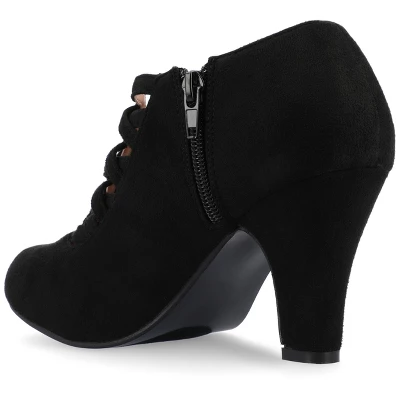 Journee Collection Womens Piper Inside Zip Block Heel Booties 8 Journee Collection Womens Piper Inside Zip Block Heel Booties - Image 6