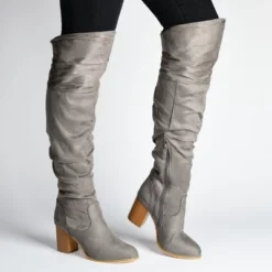 Journee Collection Womens Kaison Wide Width Extra Wide Calf Stacked Heel Over The Knee Boots 22 Journee Collection Womens Kaison Wide Width Extra Wide Calf Stacked Heel Over The Knee Boots -Journee Collection GUEST daa563ec 7eba 46ea 9de4 59cacdbf8420 2
