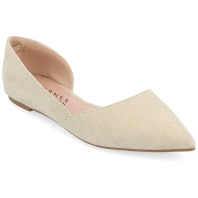 Journee Collection Womens Ester Slip On Pointed Toe D'Orsay Flats 13 Journee Collection Womens Ester Slip On Pointed Toe D'Orsay Flats - Image 11
