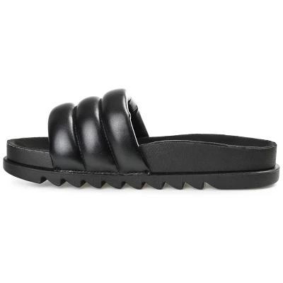 Journee Collection Womens Lazro Tru Comfort Foam Slide Flat Sandals 3 Journee Collection Womens Lazro Tru Comfort Foam Slide Flat Sandals