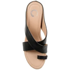 Journee Collection Womens Rayna Tru Comfort Foam Wedge Heel Slip On Sandals -Journee Collection GUEST dc240d92 db16 4b62 81df 4820ac5bb06e