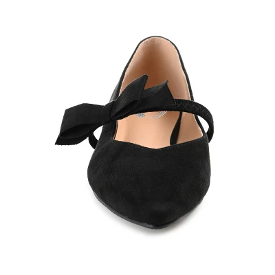Journee Collection Womens Aizlynn Ballet Pointed Toe Slip On Flats 7 Journee Collection Womens Aizlynn Ballet Pointed Toe Slip On Flats - Image 5