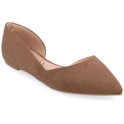 Journee Collection Womens Ester Slip On Pointed Toe D'Orsay Flats 15 Journee Collection Womens Ester Slip On Pointed Toe D'Orsay Flats - Image 13