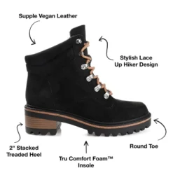 Journee Collection Womens Nyia Tru Comfort Foam Lace Up Stacked Heel Booties 20 Journee Collection Womens Nyia Tru Comfort Foam Lace Up Stacked Heel Booties -Journee Collection GUEST df312492 a27f 4352 8145 0bf727a79381