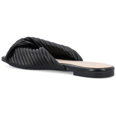 Journee Collection Womens Emalynn Tru Comfort Foam Slip On Slide Flat Sandals 8 Journee Collection Womens Emalynn Tru Comfort Foam Slip On Slide Flat Sandals - Image 6