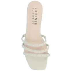 Journee Collection Womens Camarie Slip On Slide Multi Strap Sandals -Journee Collection GUEST df69b6d6 f954 4709 91a3 d5373ffa4db5