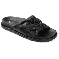 Journee Collection Womens Melanie Slide Flat Sandals -Journee Collection GUEST df6c735e badc 41c2 af25 54f236f3f32e