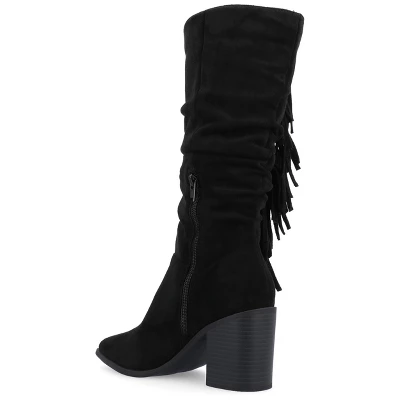 Journee Collection Womens Hartly Tru Comfort Foam Extra Wide Calf Western Mid Calf Boot 8 Journee Collection Womens Hartly Tru Comfort Foam Extra Wide Calf Western Mid Calf Boot - Image 6