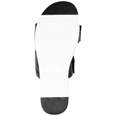 Journee Collection Womens Ashanti Slip On Slide Multi Strap Sandals 6 Journee Collection Womens Ashanti Slip On Slide Multi Strap Sandals - Image 4