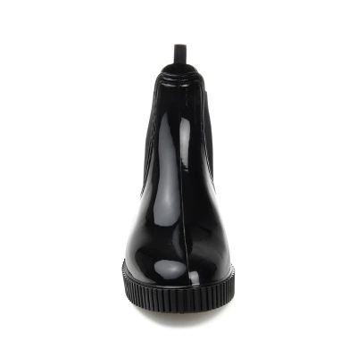 Journee Collection Womens Drip Tru Comfort Foam Almond Toe Rain Boots 7 Journee Collection Womens Drip Tru Comfort Foam Almond Toe Rain Boots - Image 5