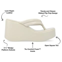Journee Collection Womens Shareene Tru Comfort Foam Slip On Platform Wedge Sandals 21 Journee Collection Womens Shareene Tru Comfort Foam Slip On Platform Wedge Sandals -Journee Collection GUEST e0ceb143 cf7a 43fe ad92 73ad014f7b3e