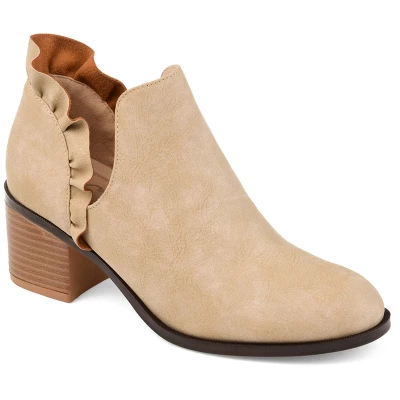 Journee Collection Womens Lennie Tru Comfort Foam Slip On Stacked Heel Booties 15 Journee Collection Womens Lennie Tru Comfort Foam Slip On Stacked Heel Booties - Image 13