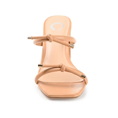 Journee Collection Womens Jessa Tru Comfort Foam Open Square Toe Block Heel Sandals Tan 9 7 Journee Collection Womens Jessa Tru Comfort Foam Open Square Toe Block Heel Sandals Tan 9 - Image 5