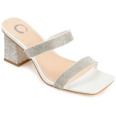 Journee Collection Womens Shandee Tru Comfort Foam Rhinestone Detail Block Heel Sandals 14 Journee Collection Womens Shandee Tru Comfort Foam Rhinestone Detail Block Heel Sandals - Image 12
