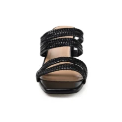 Journee Collection Womens Natia Wide Width Open Square Toe Block Heel Sandals -Journee Collection GUEST e19af3f4 06eb 4861 a4a8 56c6b9fc4c30