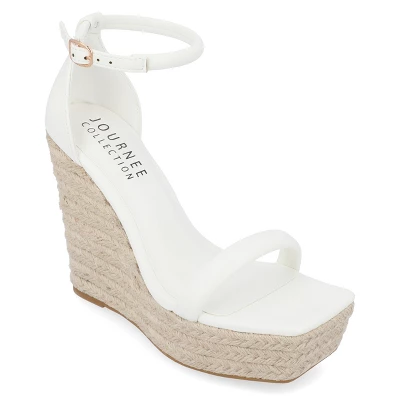 Journee Collection Womens Olesia Tru Comfort Foam Buckle Espadrille Wedge Sandals 14 Journee Collection Womens Olesia Tru Comfort Foam Buckle Espadrille Wedge Sandals - Image 12