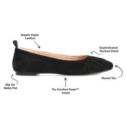 Journee Collection Womens Tannya Tru Comfort Foam Slip On Round Toe Ballet Flats -Journee Collection GUEST e2da3344 56b7 4fbe 9f32 34a9ff3159f8